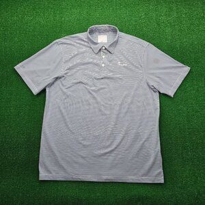 Chick-Fila Polo Shirt Mens XL Striped Short Sleeve Employee Uniform‎ Work Wear